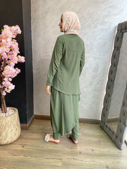 Harem Set in Olive