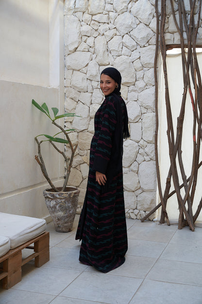 Patterned closhe Abaya