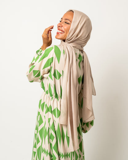 Cover Up Dress in Green