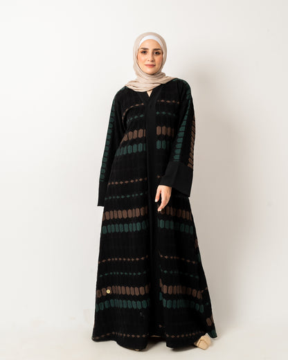 Patterned closhe Abaya