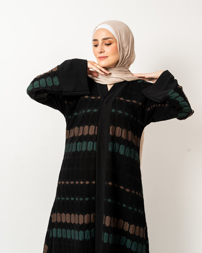 Patterned closhe Abaya