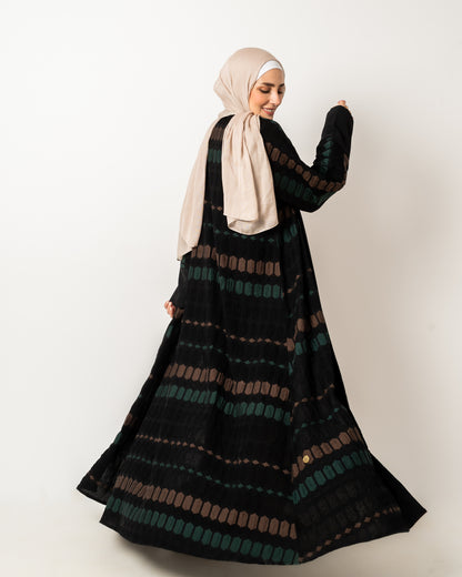 Patterned closhe Abaya