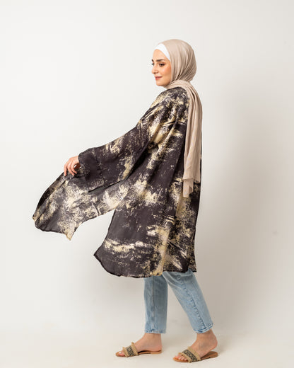 Black and Gold Kimono