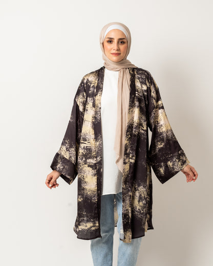 Black and Gold Kimono