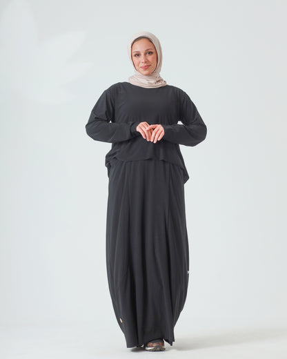 Flowy Jersee Abaya