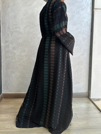 Patterned closhe Abaya