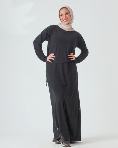 Flowy Jersee Abaya