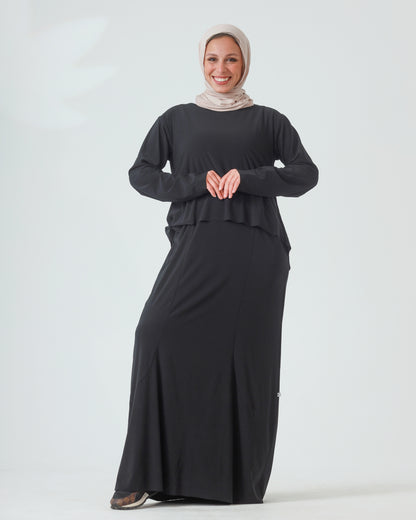 Flowy Jersee Abaya